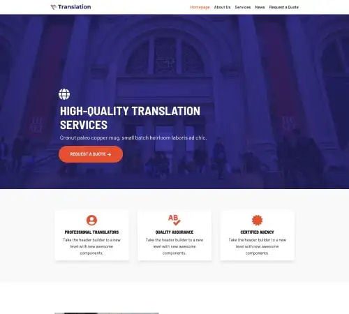 Pre-Made Website