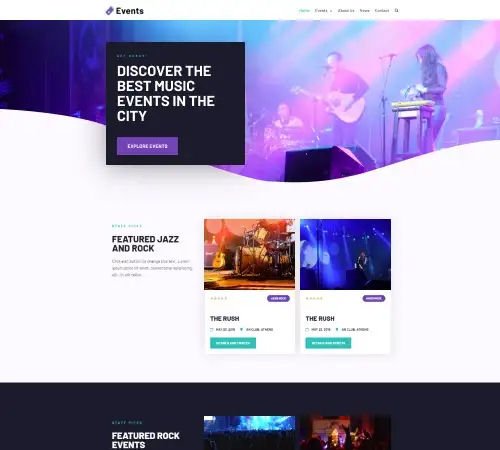 Website Design For Events