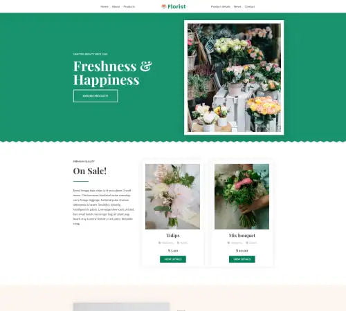 FLORIST WEBSITE