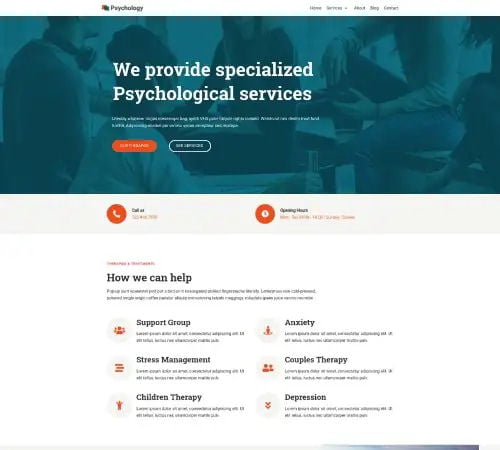 Psychologist website designer
