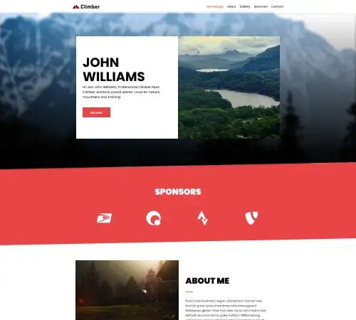 showcase website design