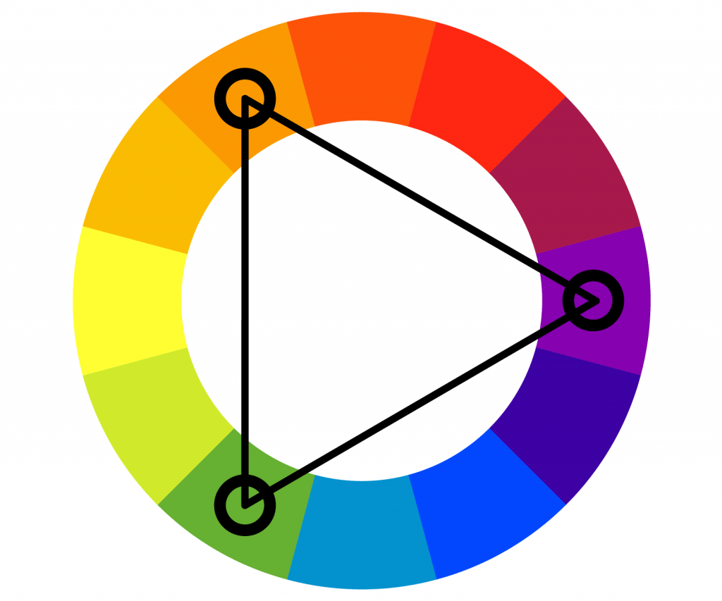 triadic color scheme