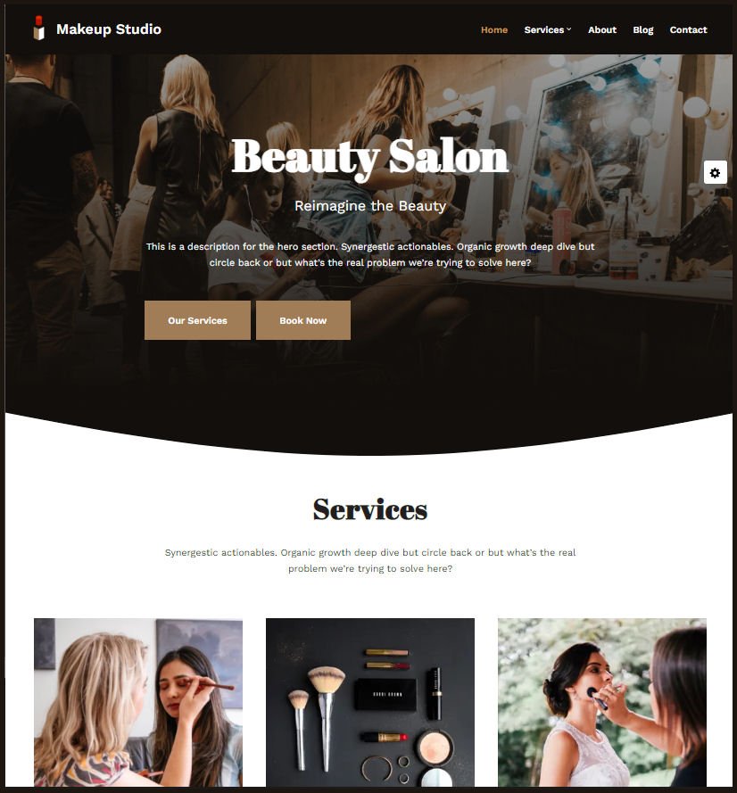 Beauty Salon Website Templates