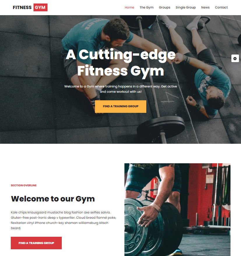 Website Design For Gym