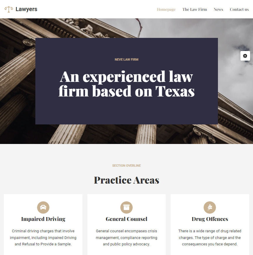 Law Firm Website Development