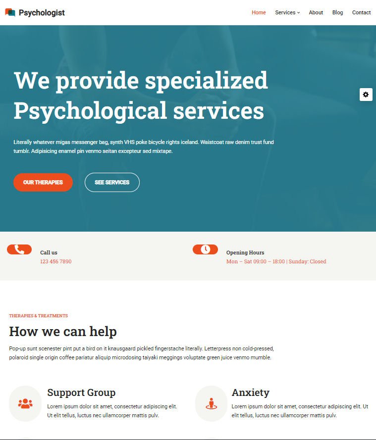 Website Design For Therapists