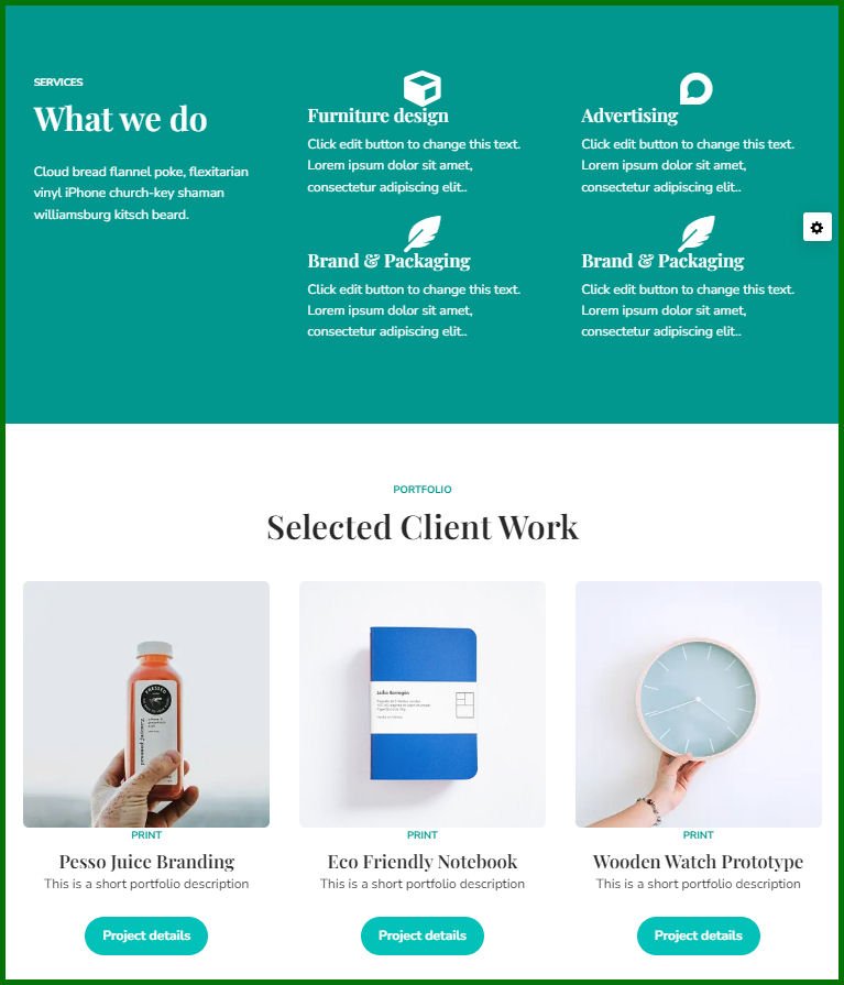 Website Design For Portfolio